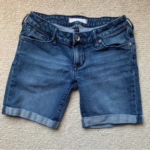 Bullhead Cuffed Denim PacSun Shorts Size 1 - Picture 1 of 4